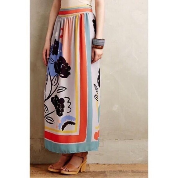 MAEVE by ANTHROPOLOGIE Plein Air Maxi Skirt - Picture 1 of 11